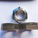hex jam nut na may drill hole