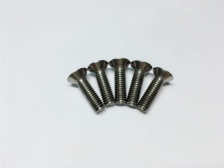 M3, M6 titanium screw flat head socket head cap titanium flange screws para sa spinal surgery