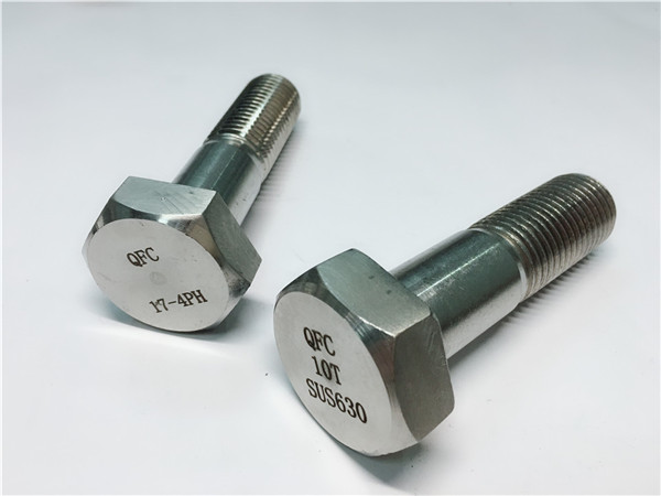 din931 ulan ng hardening aisi 630 (17-4ph) hindi kinakalawang na asero hex bolt
