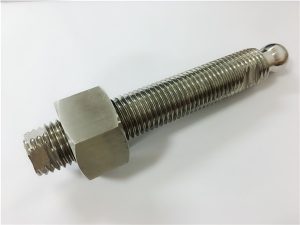 No.22-Custom CNC paggiling hindi kinakalawang na asero ball head bolt at fastener