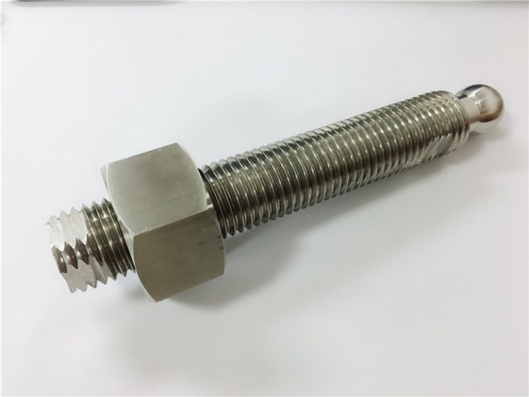 na-customize na mataas na kalidad na cnc lathe na nagiging mga fastener ng titan ng bola ng titan