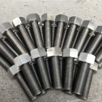 254smo uns s31254 en1.4547 bolts at nuts 1-1 / 2 "-8unx180mm thread rod